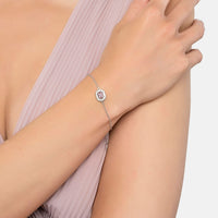 Whistledown Gemstone Bracelet Morganite Silver-1
