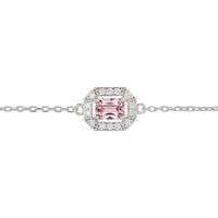 Whistledown Gemstone Bracelet Morganite Silver-2