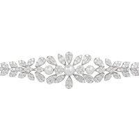 Empress Pearl Petal Tennis Bracelet-2