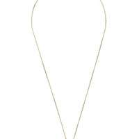 Bamboo Hexagon Evil Eye Necklace Gold-2