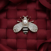Bumble Bee Brooch Silver-3