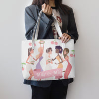 Bride Tote Bag, Cherry Bridal shower gift, Bachelorette Purse, Honeymoon handbag, Customized Wedding Bags