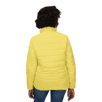 Yellow Puffer Coat | Bright Plain Yellow Insulated Jacket
