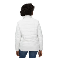 White Puffer Coat | Elegant Plain White Full-Zip Puffer