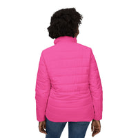 Pink Puffer Coat Womens | Hot Pink Vibrant Padded Outerwear