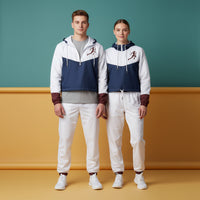 Athletics Windbreaker | Women's Cropped Pullover Hooded Jacket