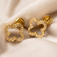 Open Clover Earrings-4