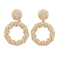 Chantilly Drop Earrings Gold-0