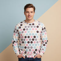 Polka Dot Sweater | Preppy Dotted Graphic Unisex Pullover