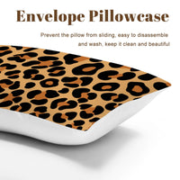 Classic Brown Leopard Print Comforter Set Queen