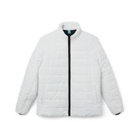 White Puffer Coat | Elegant Plain White Full-Zip Puffer