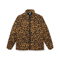 Puffer Coat Women | Chic Cheetah Print Insulated Outerwear