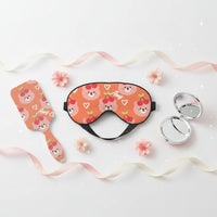 Personalized Pamper Gift Set | Teddy Bear & Cherry Print 3 Piece Kit