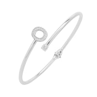 Initial Bangle Silver O-0