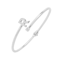 Initial Bangle Silver R-0
