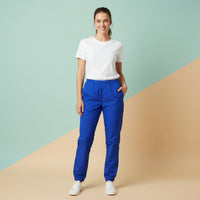 Blue Track Pants For Women | Unisex All-Over Print Streetwear Joggers