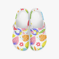 Women's Multi Coloured Strawberry EVA Clogs