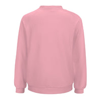 Women's Baby Pink Sweatshirt Light Pink Crewneck Pullover