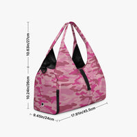Women's Pink Camo Gym Bag in Canvas