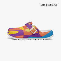 Women's Multi Colour Funky Print EVA Clogs