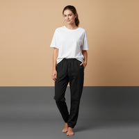 Black Track Pants | Unisex All-Over Print Streetwear Joggers