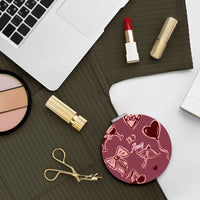 Custom Spa Gift Set | Romantic Cherry Ribbon & Bow Print Kit