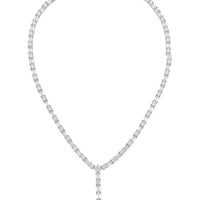 Claudette Statement Necklace Silver Paraiba Tourmaline-2