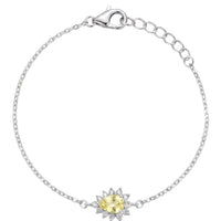 Phillippa Bracelet Yellow Topaz Silver-3