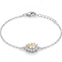 Phillippa Bracelet Yellow Topaz Silver-0