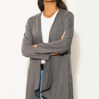 Charcoal Waterfall Cardigan-1