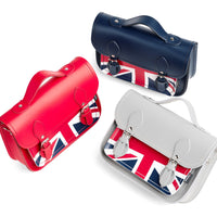 Union Jack Midi Satchel - Ghost Grey-4