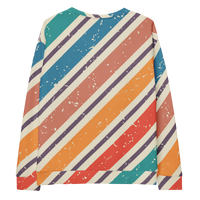Stripe Sweater | Colorful Striped Aesthetic Unisex Pullover