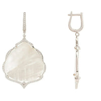 Antoinette Earrings White Mother Of Pearl Silver-2