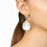 Antoinette Earrings White Mother Of Pearl Silver-1