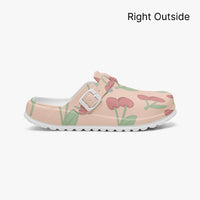 Women's Blush Pink Cherry EVA Clogs