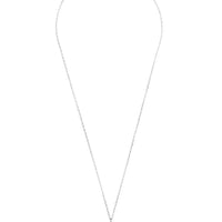 Beatrice Oval Gemstone Pendant Necklace Silver Sapphire Hydro-3