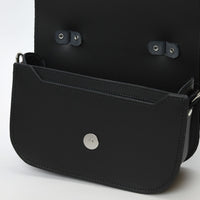 Aura Handmade Leather Bag - Black-3