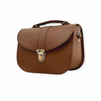 Olympia Handmade Leather Bag - Chestnut-2