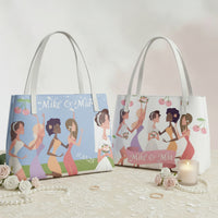 Bride Tote Bag, Cherry Bridal shower gift, Bachelorette Purse, Honeymoon handbag, Customized Wedding Bags
