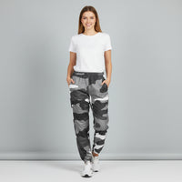 Black And Gray Camo Pants | Unisex All-Over Print Streetwear Joggers