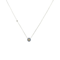 Evil Eye Necklace Silver-1