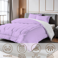 Lavender Pastel Queen Comforter Set