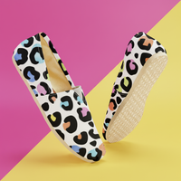 Women's Multi Color Leopard Print Canvas Shoes
