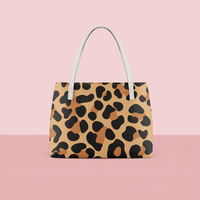 Tote Bags For Women Brown Leopard Print