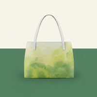 Leather Handbag Green | Waterproof PU Shoulder Tote