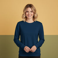 Navy Blue Sweater | Unisex Pullover Sweatshirt