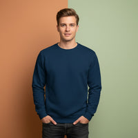 Navy Blue Sweater | Unisex Pullover Sweatshirt