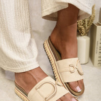 Decorated Platform Sandals