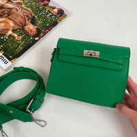 Crossbody Bag in Fuchsia with Adjustable Strap