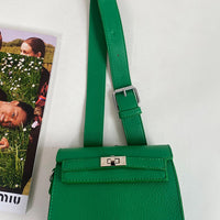 Crossbody Bag in Fuchsia with Adjustable Strap